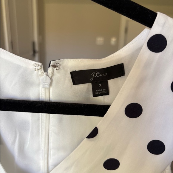 JCrew Polka Dot wrap dress, size 2 - Picture 7 of 7